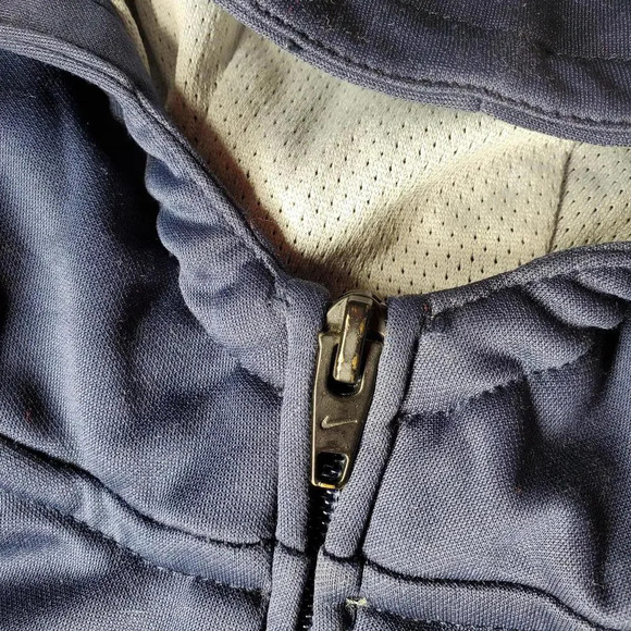 Nike Baby Boys Size 12m Blue and Gray Full Zip Hooded Track Jacket EUC - Picture 7 of 10